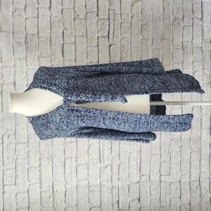 Pensato Women Open Front Cardigan Italian Size M Blue Casual Size M